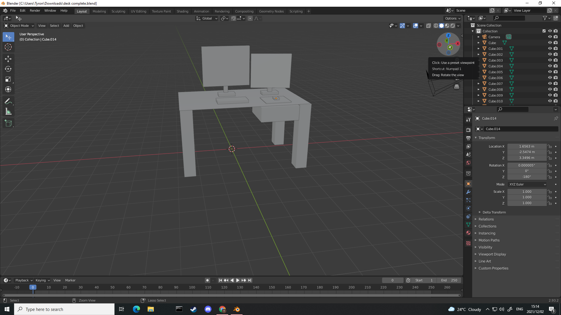 A desk model preview image 1